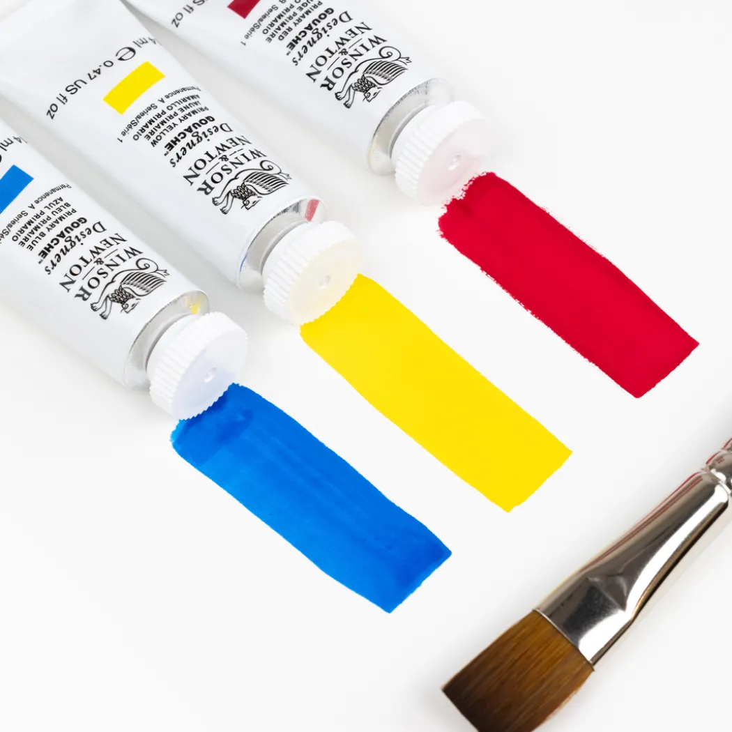 Gouachefärg Primary set 6x14 ml