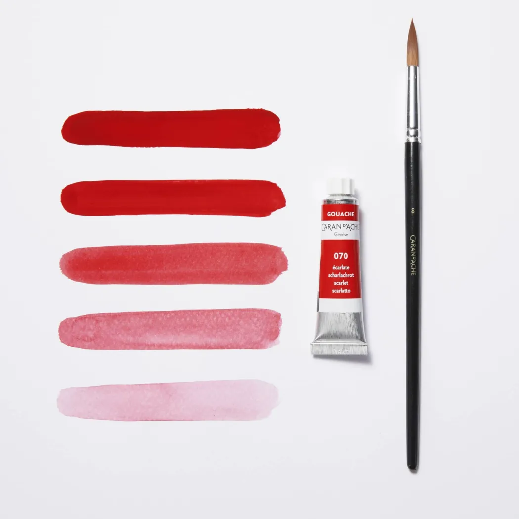 Gouachefärg 12x10ml tuber
