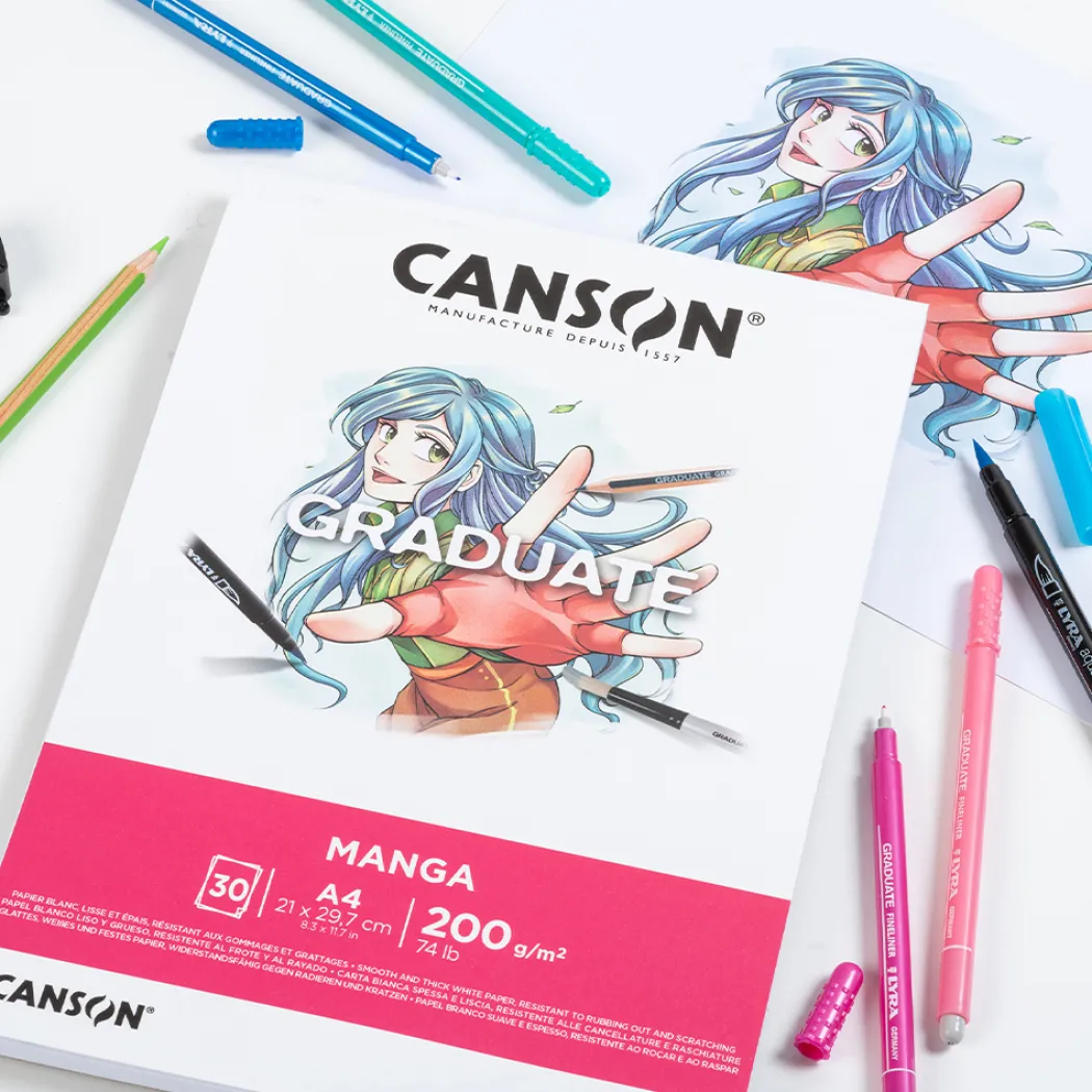 Graduate Manga Pad A4 200g