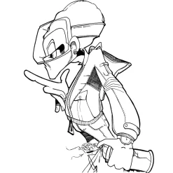 Graffiti Coloring Book 2: Characters