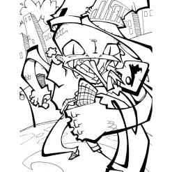Graffiti Coloring Book 2: Characters