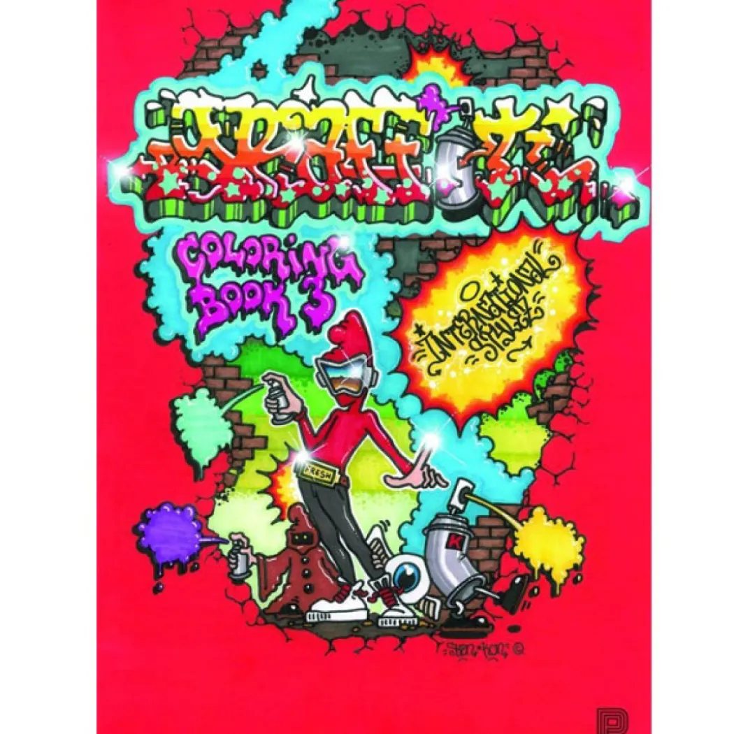 Graffiti Coloring Book 3 - International Styles