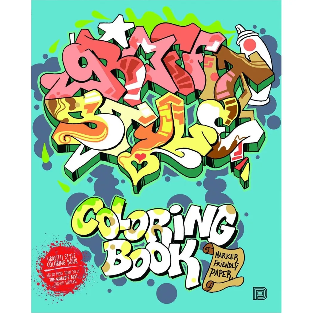 Graffiti Style Coloring Book