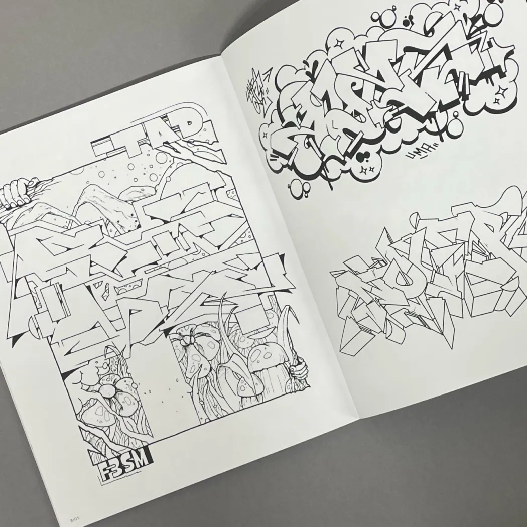 Graffiti Style Coloring Book