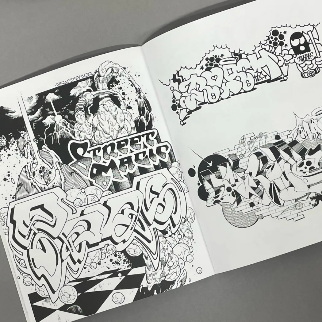 Graffiti Style Coloring Book