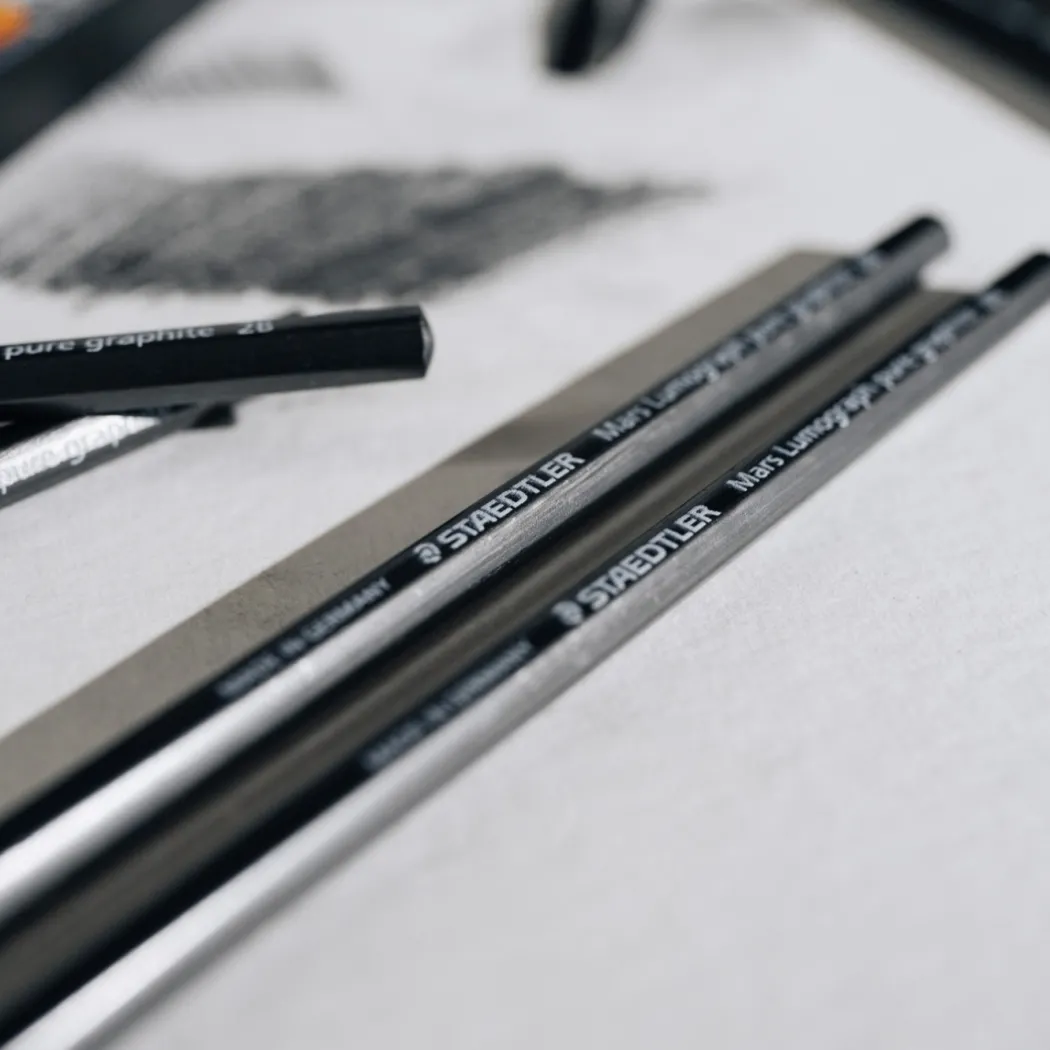 Grafitpennor Mars Lumograph 6-set
