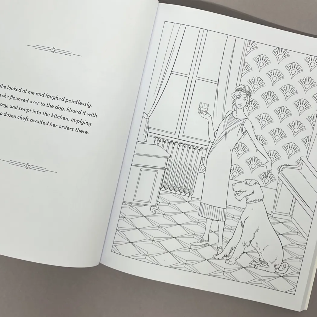 Great Gatsby Colouring Book