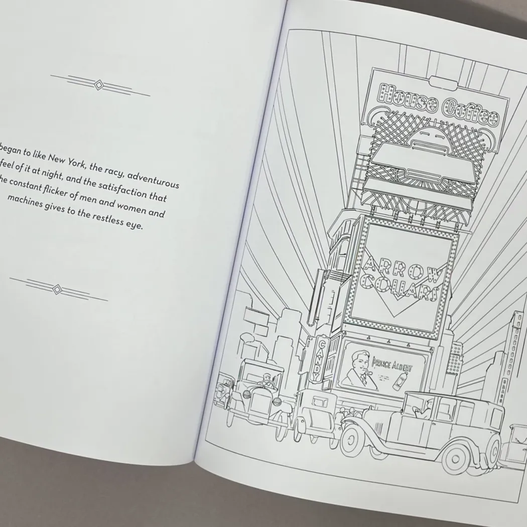Great Gatsby Colouring Book