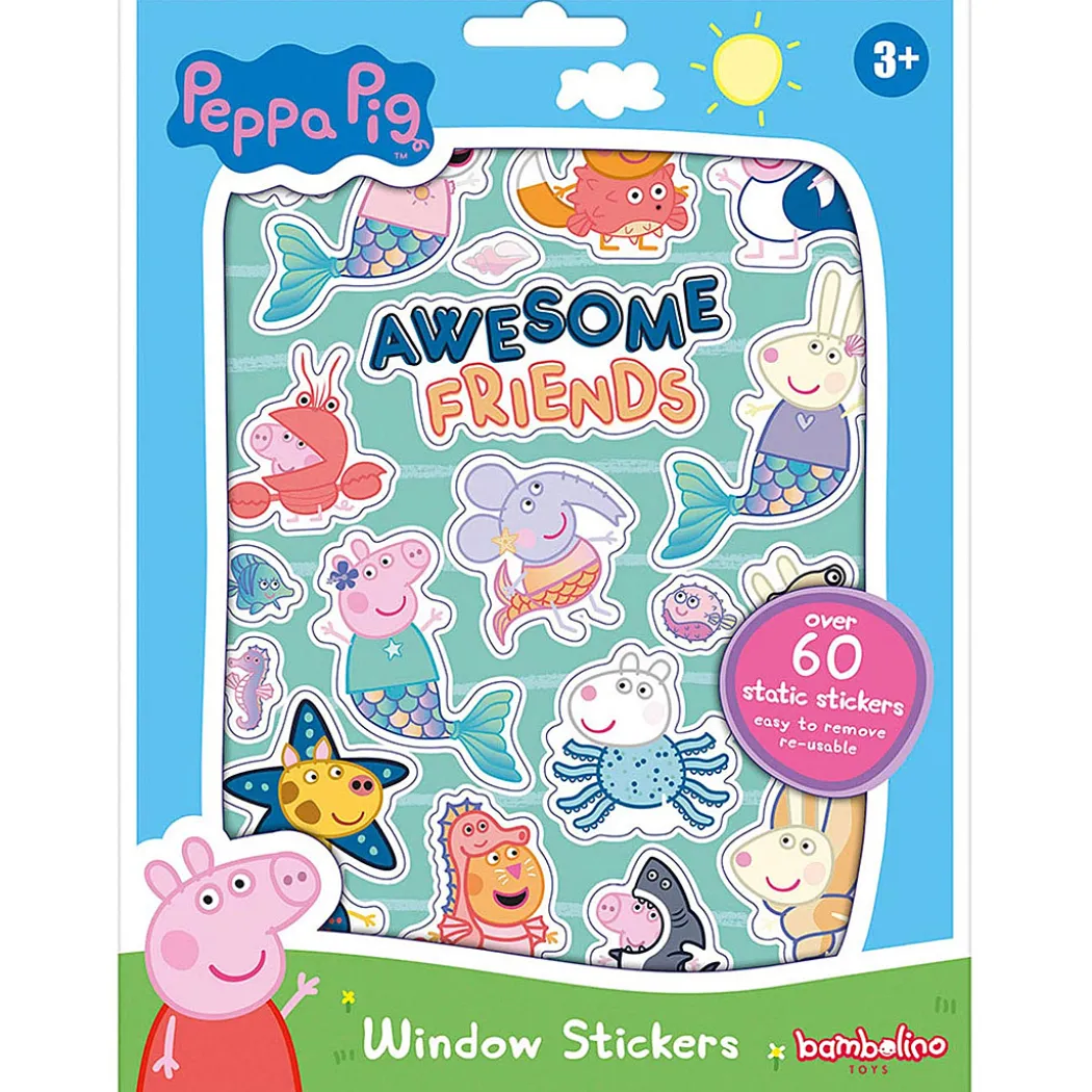 Greta Gris Fönsterstickers (3 år+)