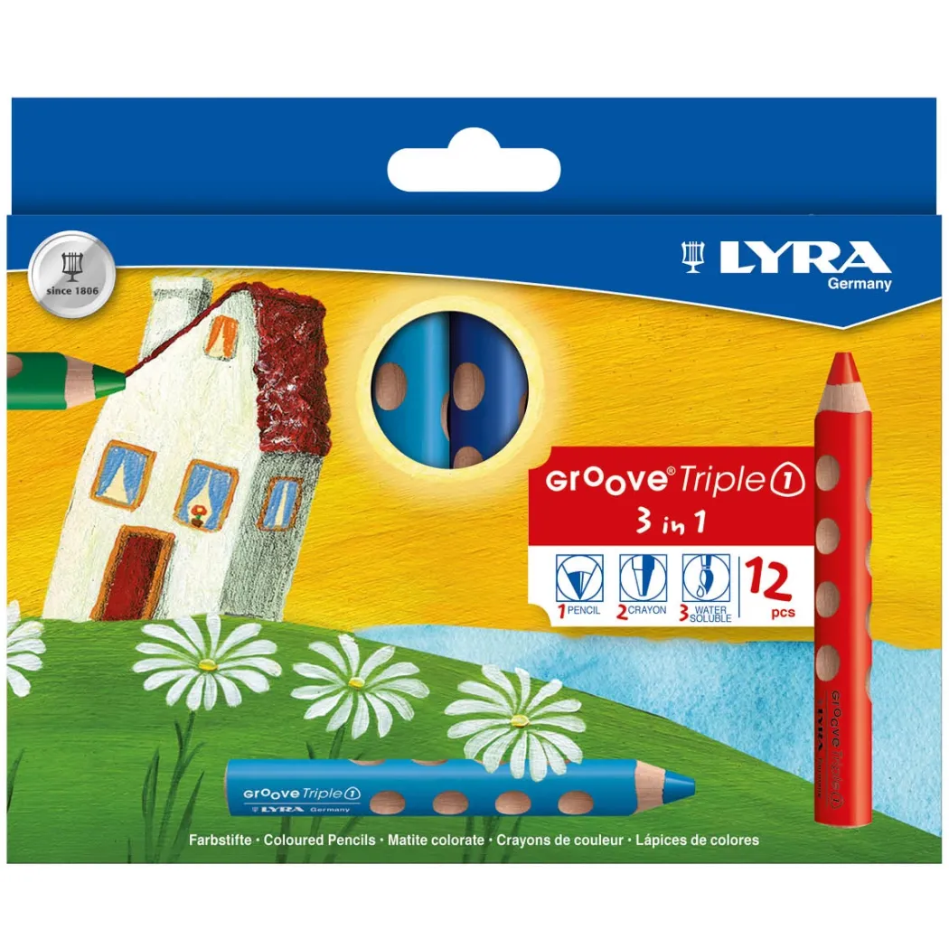 Groove TripleOne Färgpenna 12-pack