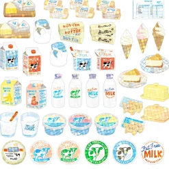 Hako Stickers Creamy Hills Farm