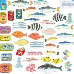 Hako Stickers Hunter Seafood