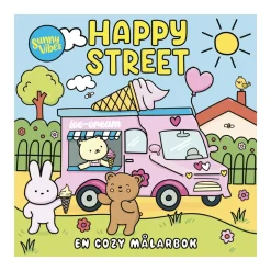 Happy Street : En cozy målarbok