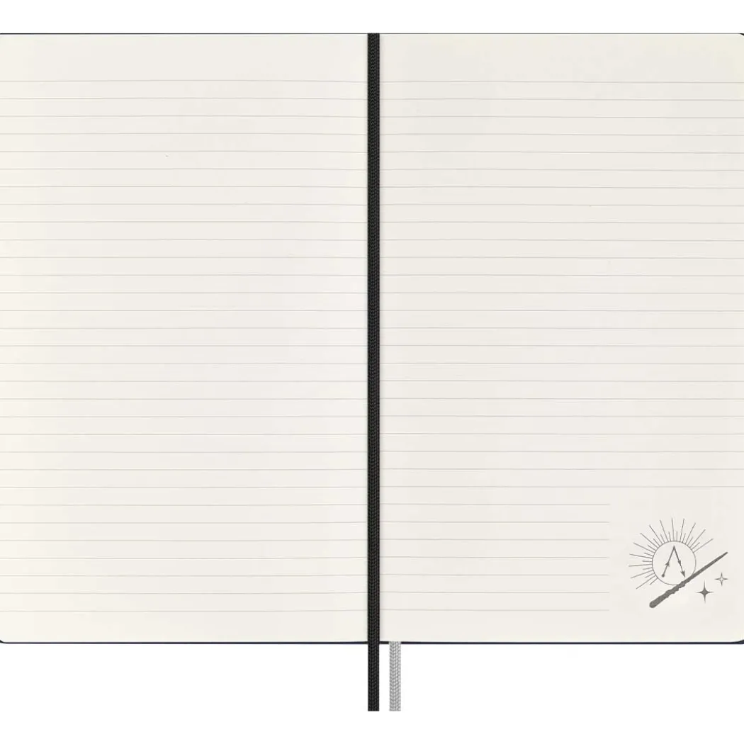 Hard Cover Notebook Large Harry Potter Lumos
