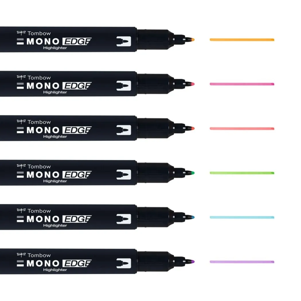 Highlighter MONO Edge 6-set