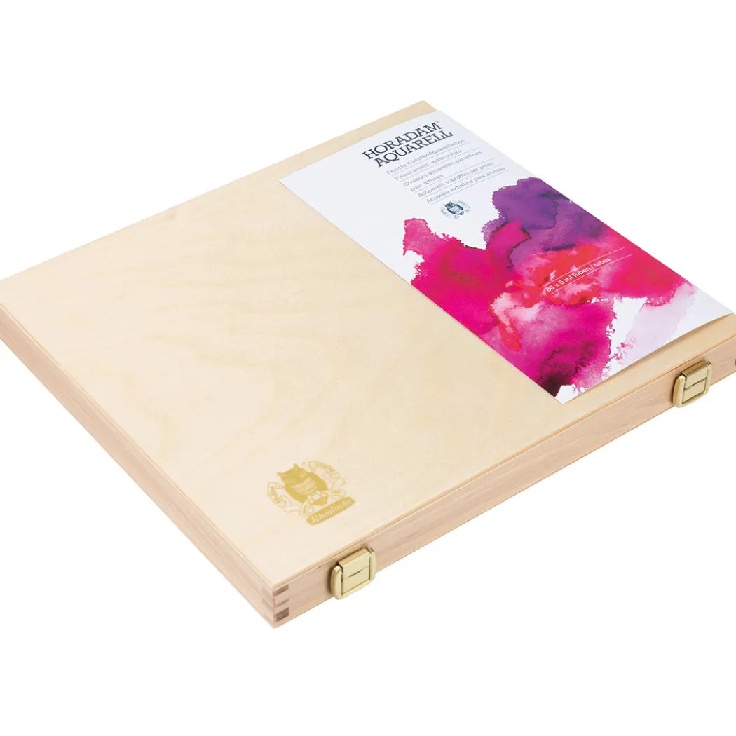 Horadam Aquarell Wooden Box 80x5 ml