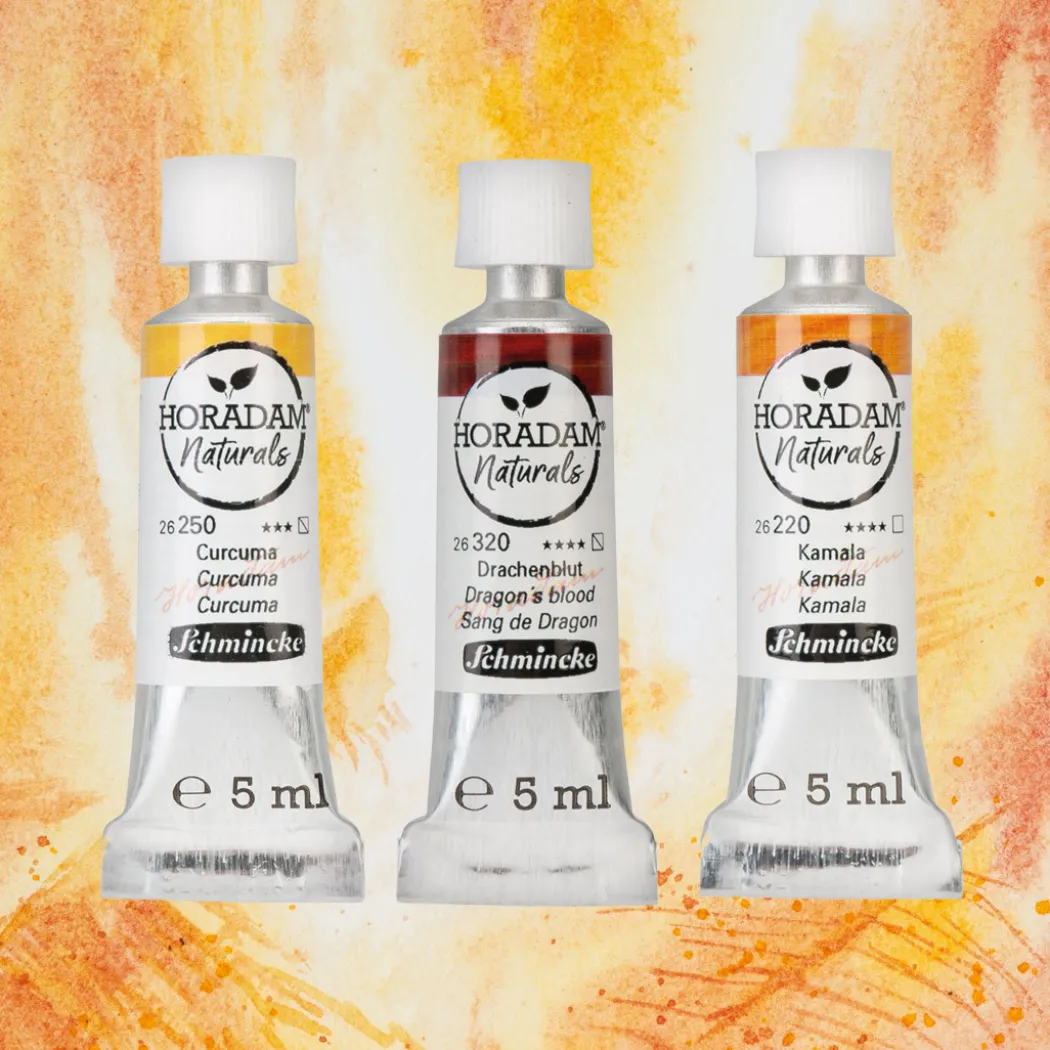 Horadam Naturals Akvarellfärg 3x5 ml Fire