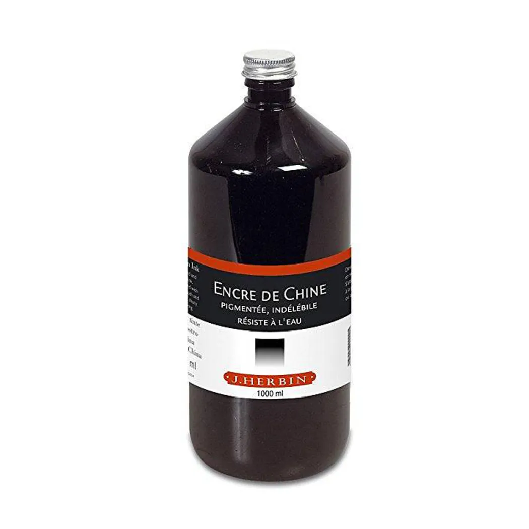 Indian ink 1000 ml Black