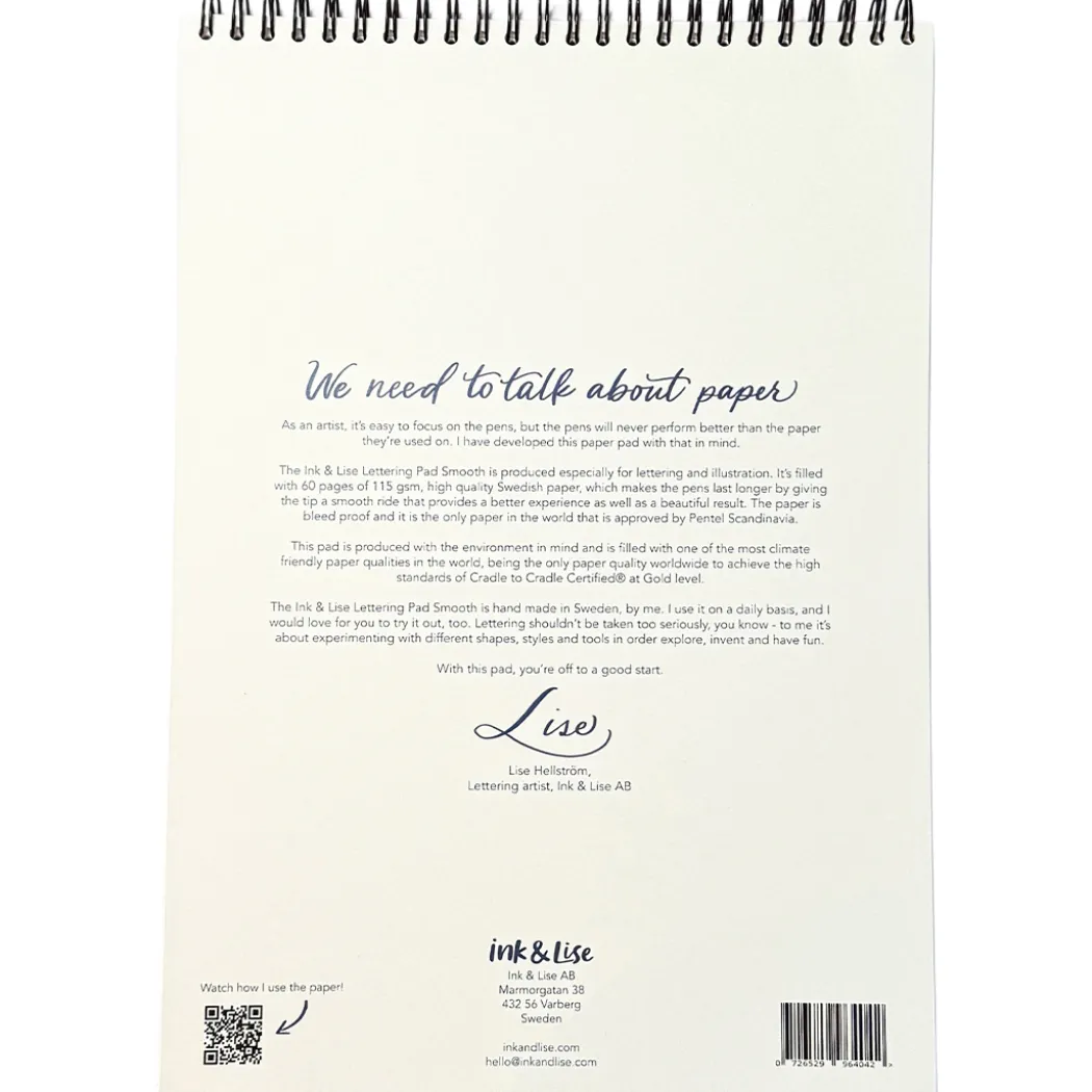 Ink & Lise Lettering Pad A4