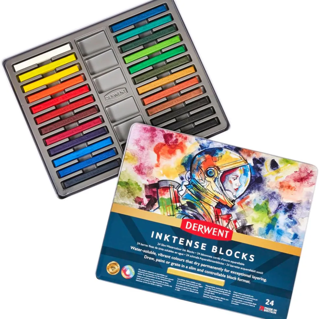 Inktense Blocks 24-set