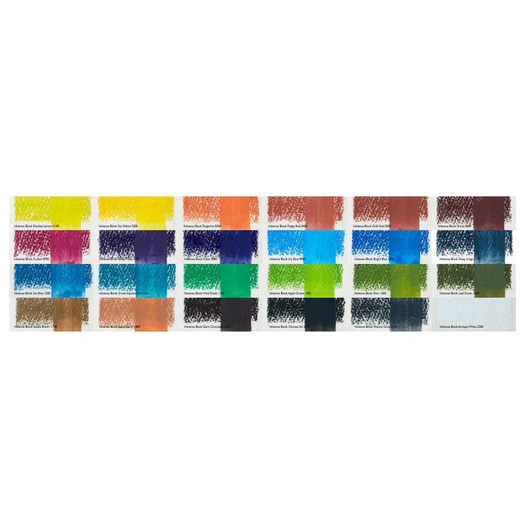 Inktense Blocks 24-set