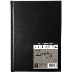 Ivory Sketchbook Hard Cover A5
