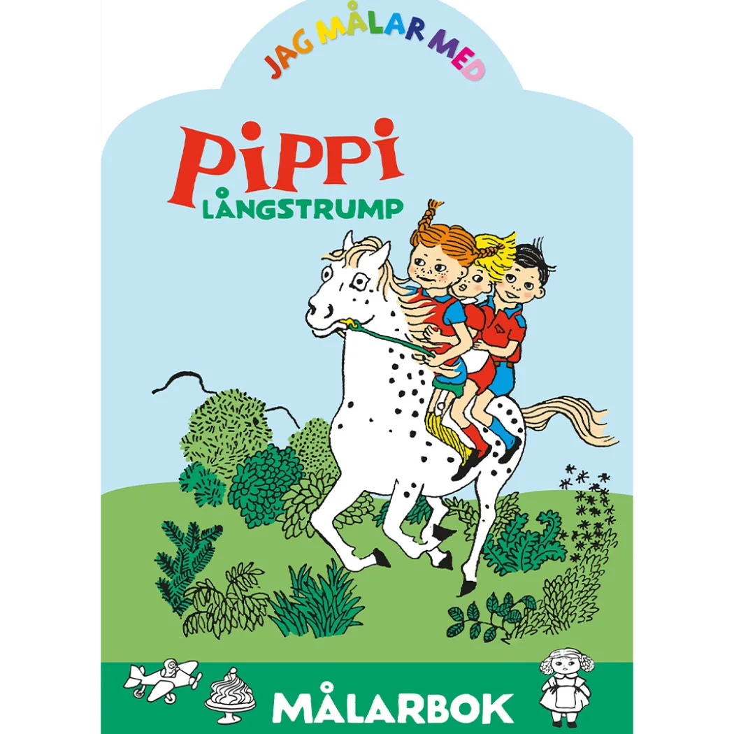 Jag målar med Pippi Långstrump