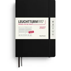Kalender Daily Planner 2027 A5 Black