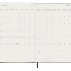 Kalender 12M Daily 2027 Hardcover Large Black