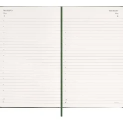 Kalender 12M Daily 2027 Hardcover Large Myrtle Green