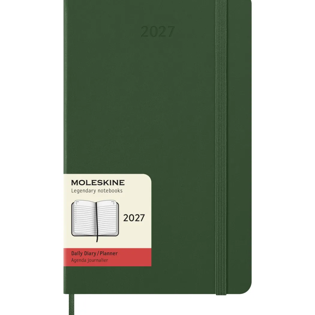 Kalender 12M Daily 2027 Hardcover Large Myrtle Green