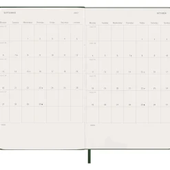 Kalender 12M Daily 2027 Hardcover Large Myrtle Green