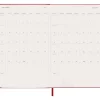 Kalender 12M Daily 2027 Hardcover Large Red