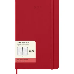 Kalender 12M Daily 2027 Hardcover Large Red