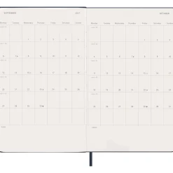 Kalender 12M Daily 2027 Hardcover Large Sapphire Blue