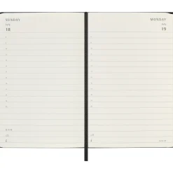 Kalender 12M Daily 2027 Hardcover Pocket Black