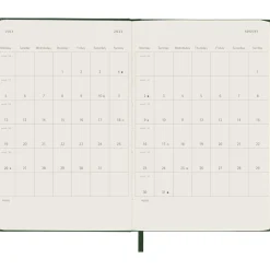 Kalender 12M Daily 2027 Hardcover Pocket Myrtle Green