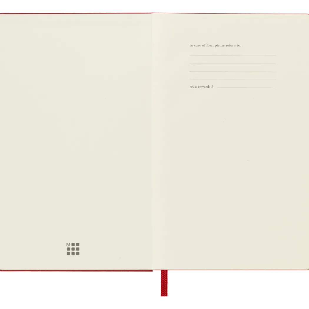 Kalender 12M Daily 2027 Hardcover Pocket Red