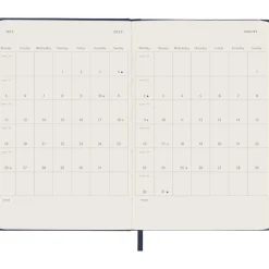 Kalender 12M Daily 2027 Hardcover Pocket Sapphire Blue