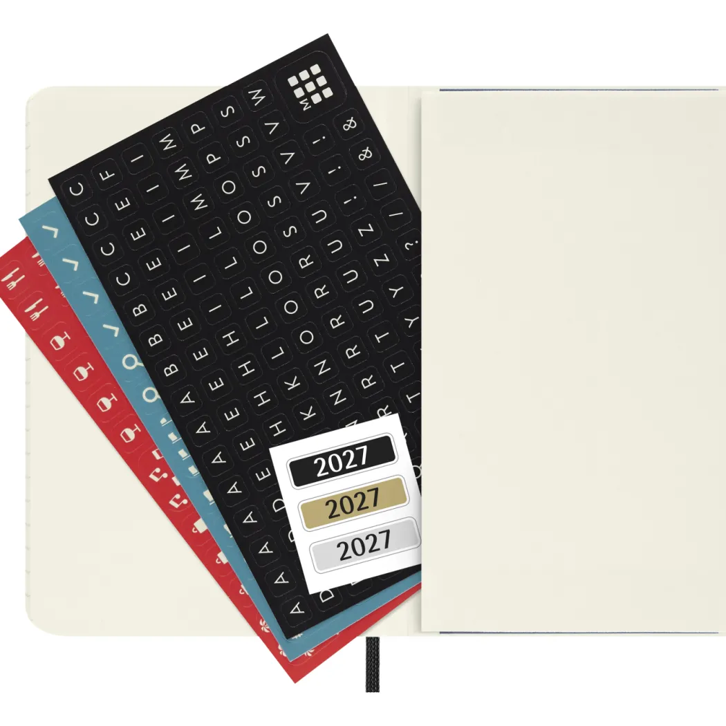 Kalender 12M Daily 2027 Softcover Pocket Black