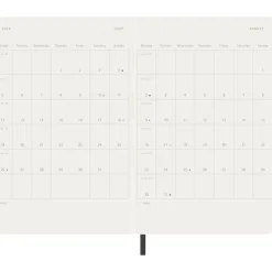 Kalender 12M Monthly 2027 Softcover Large Black