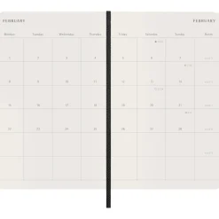 Kalender 12M Monthly 2027 Softcover Pocket Black