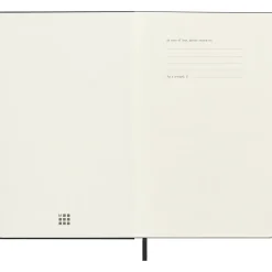Kalender 18M Weekly Hard Cover Horisontell Large Black