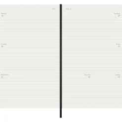 Kalender 12M Weekly Horizontal 2027 Softcover Large Black