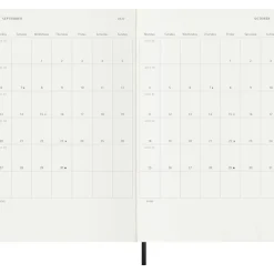 Kalender 12M Weekly Horizontal 2027 Softcover Large Black