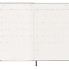 Kalender 12M Weekly Notebook 2027 Hardcover Large Black