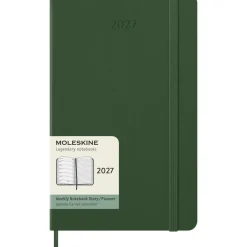 Kalender 12M Weekly Notebook 2027 Hardcover Large Myrtle Green