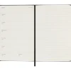 Kalender 12M Weekly Notebook 2027 Hardcover Pocket Black