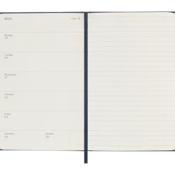 Kalender 12M Weekly Notebook 2027 Hardcover Pocket Sapphire Blue