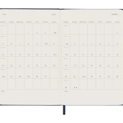 Kalender 12M Weekly Notebook 2027 Hardcover Pocket Sapphire Blue